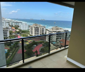 Apartamento de frente para praia